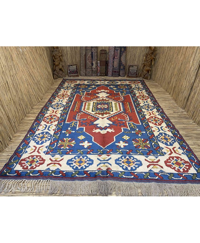 Turkish Kars Nomadic Handmade Wool on Wool Carpet – FREE SHIPPING..!